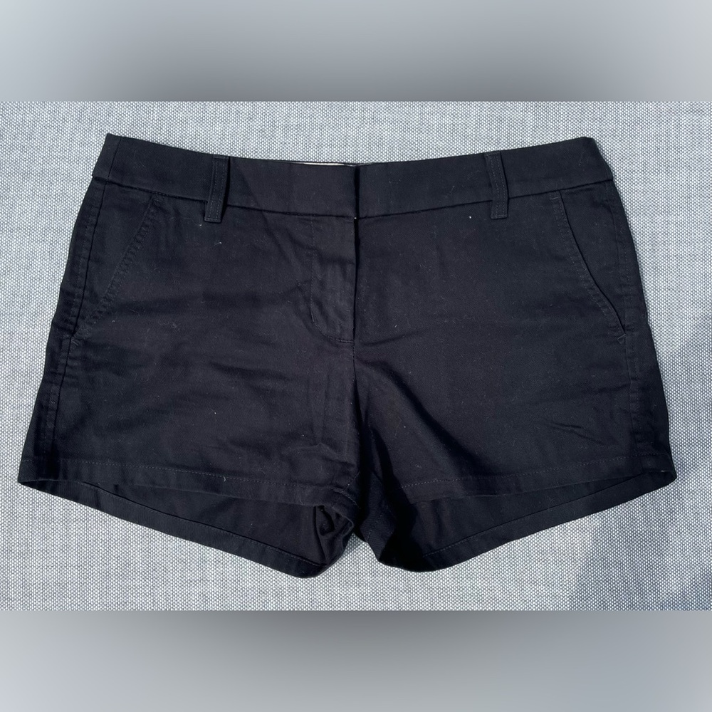 Super flattering black JCrew shorts